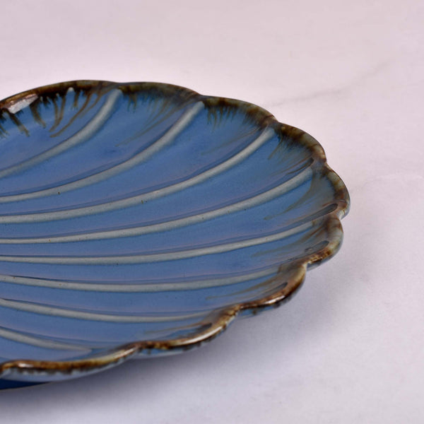 Blue Shell Serving Platter