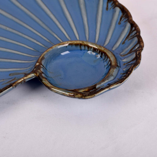 Blue Shell Serving Platter