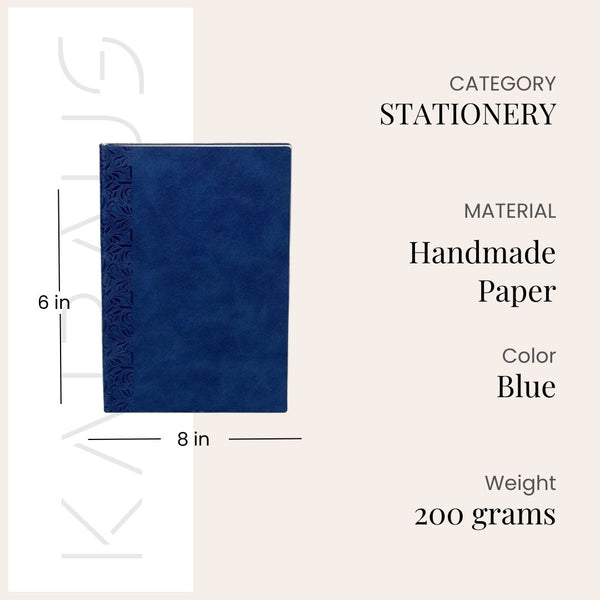 Royal Blue Rexine Cover Diary (6x8inch)