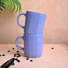 Ocean Blue Ceramic Coffee Mug