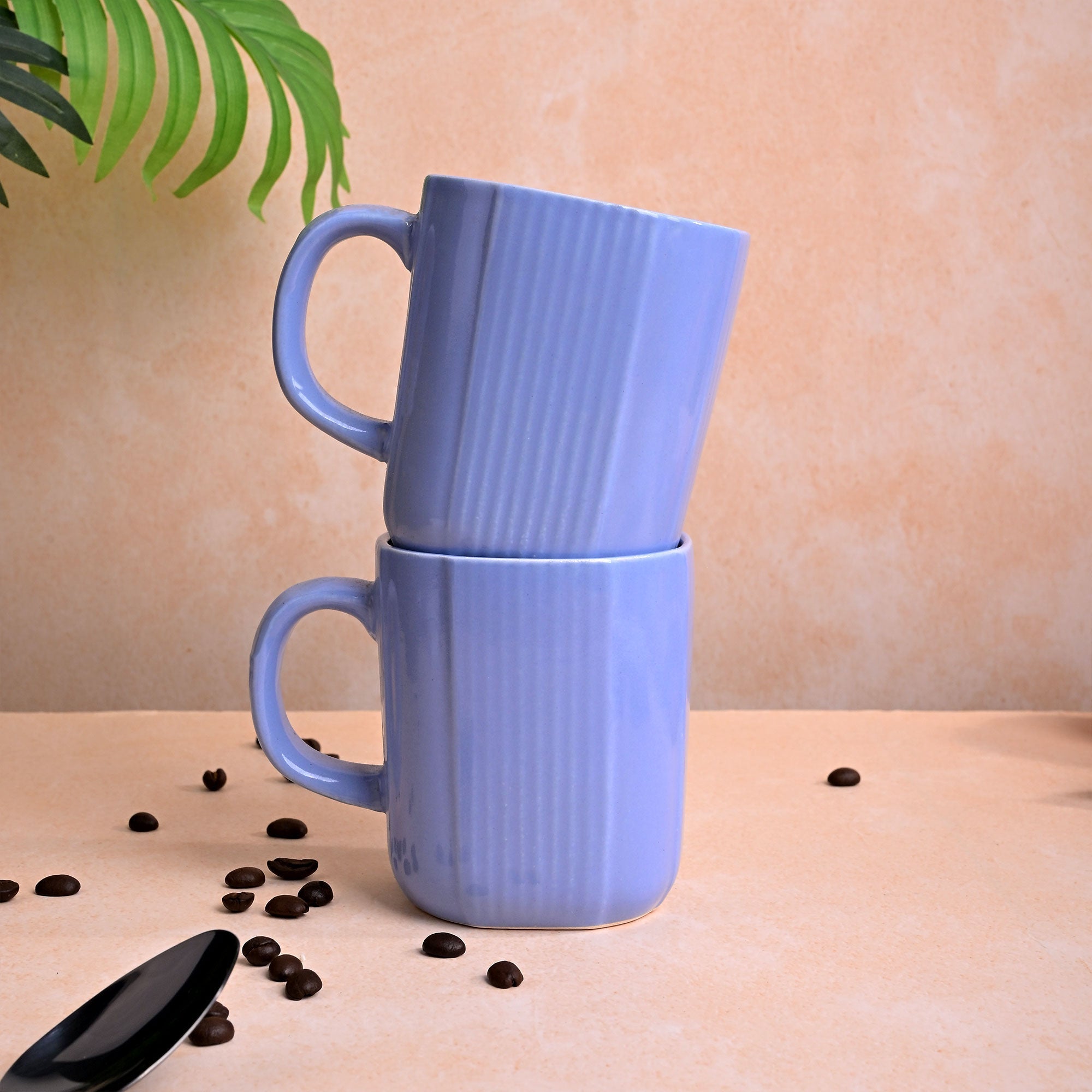 Ocean Blue Ceramic Coffee Mug