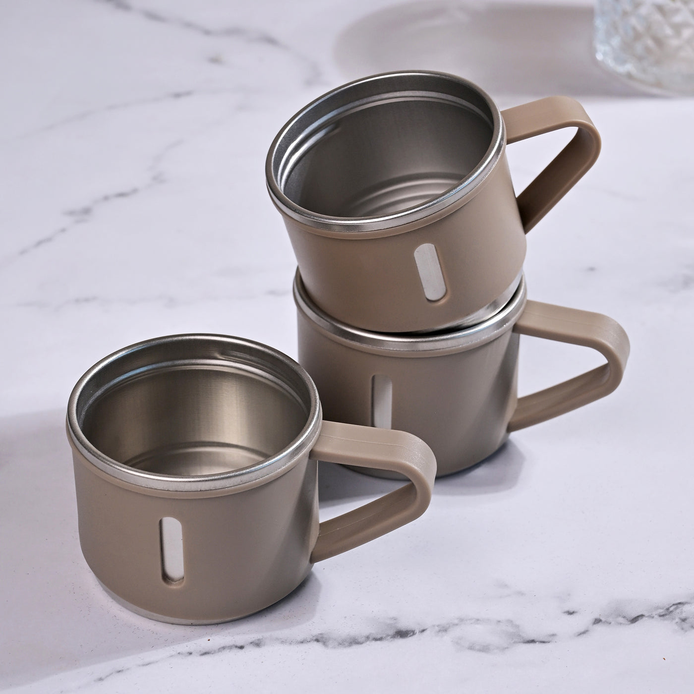 Elegant Stainless Steel Vacuum Flask Set