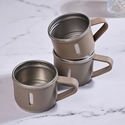 Elegant Stainless Steel Vacuum Flask Set