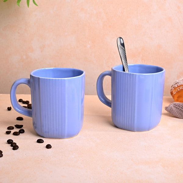 Ocean Blue Ceramic Coffee Mug