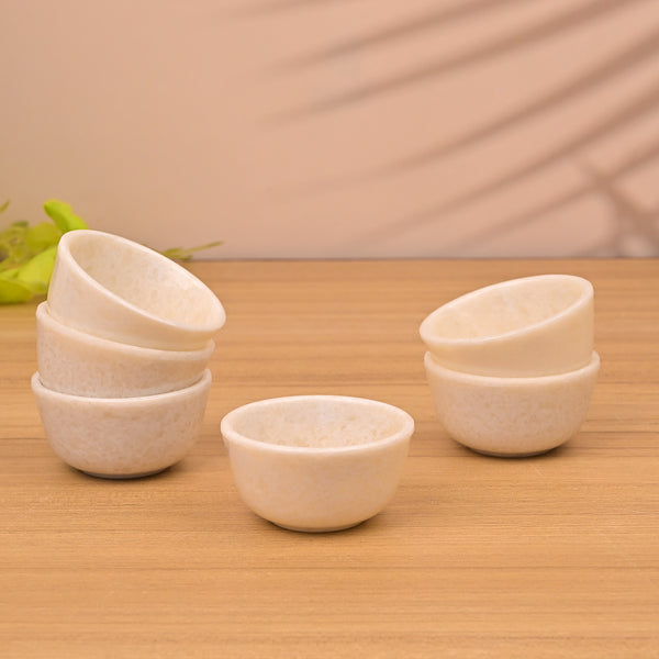 Ivory White Melamine Mini Dip Bowl (Set of 4)