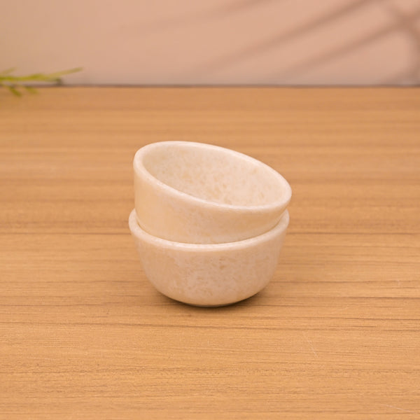 Ivory White Melamine Mini Dip Bowl (Set of 4)