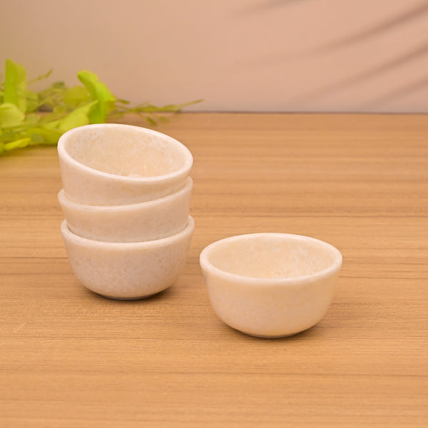 Ivory White Melamine Mini Dip Bowl (Set of 4)