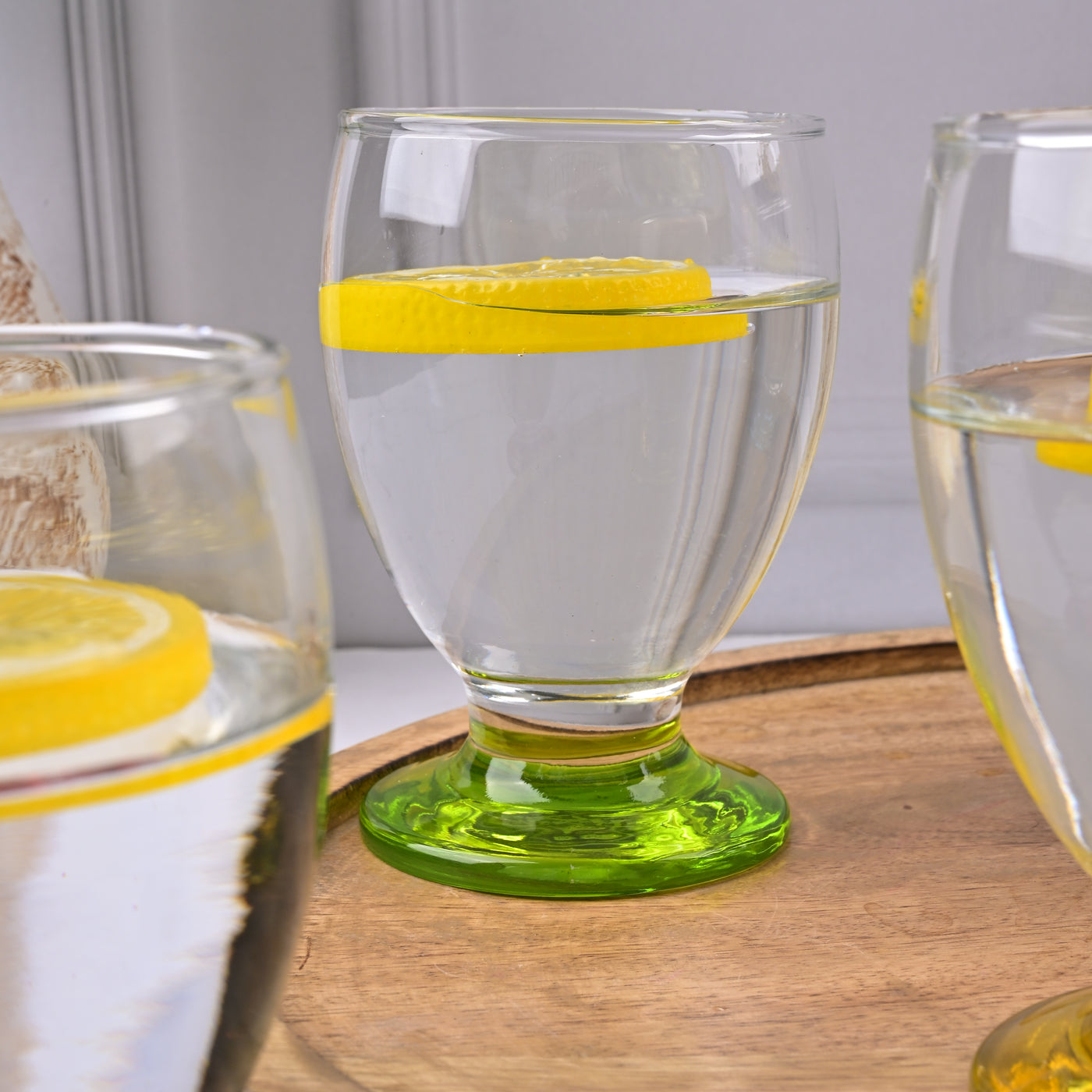 Multicolour Footed Tumbler (Set of 6)