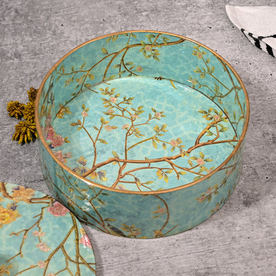 Exquisite Round Wooden Storage Box