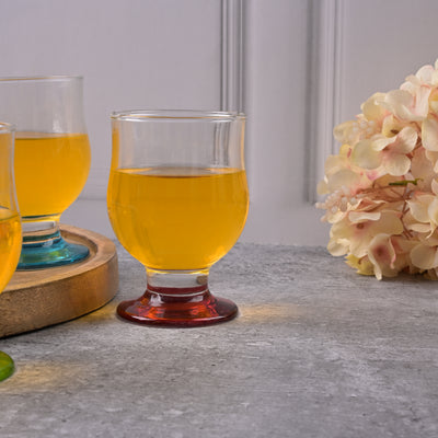 Colourful Glass Goblet (Set of 6)