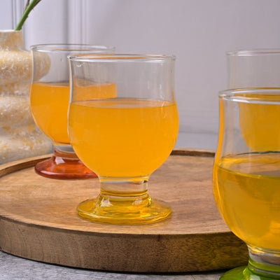 Colourful Glass Goblet (Set of 6)
