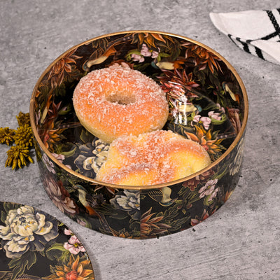 Floral Handcrafted Wooden Storage Box
