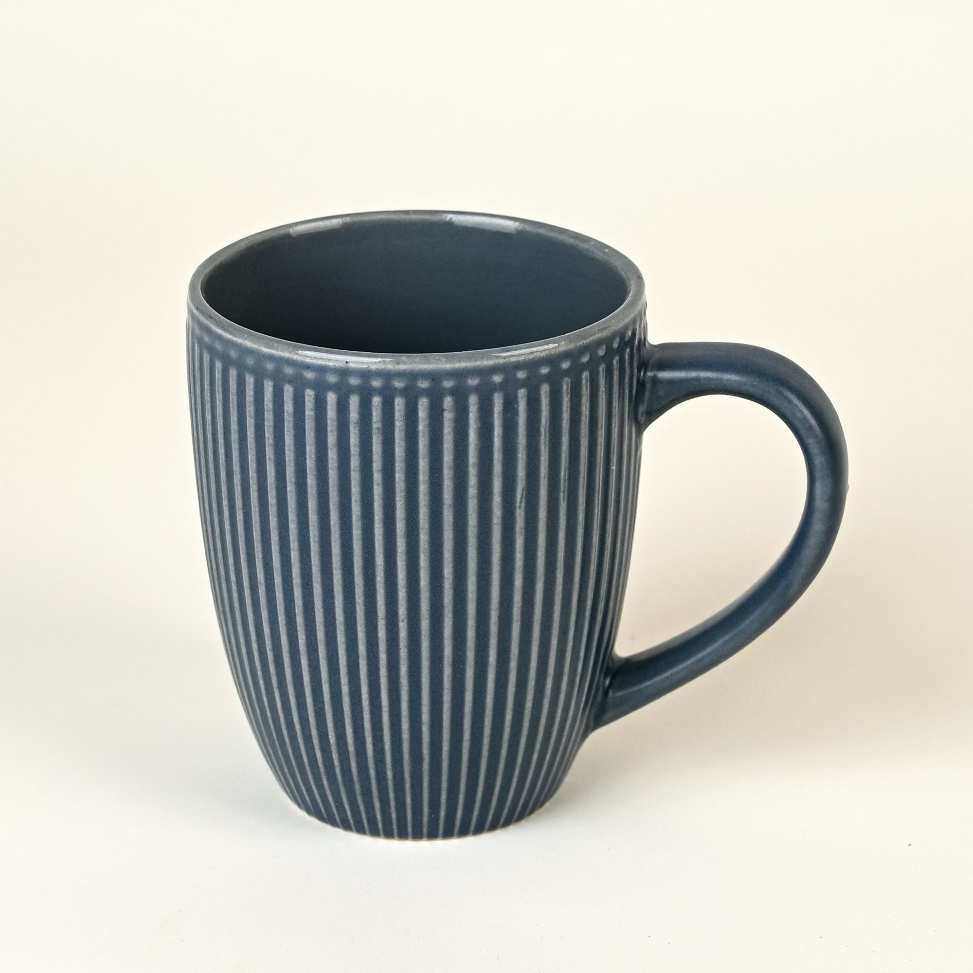 Aegean blue ceramic mug set

