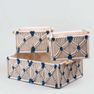 Aesthetic jute and wooden basket set for home decor

