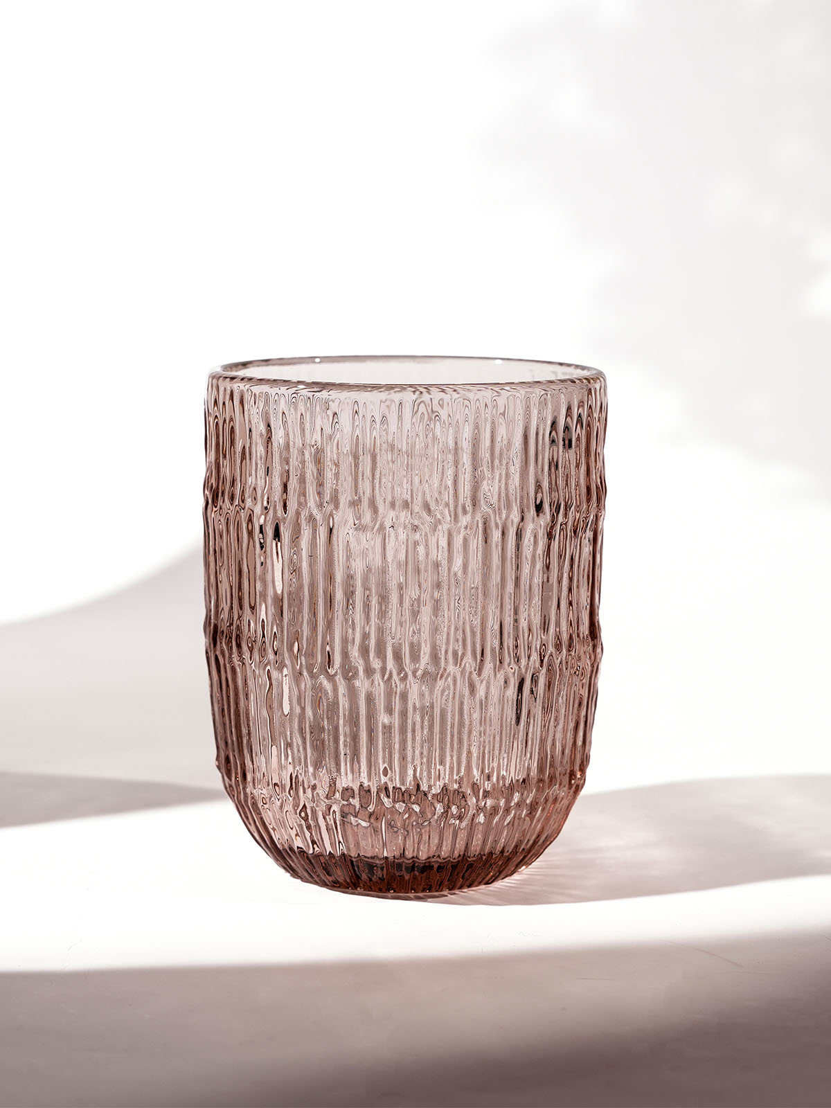 Set of six Amaare Beloved textured drinking glasses