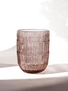 Set of six Amaare Beloved textured drinking glasses