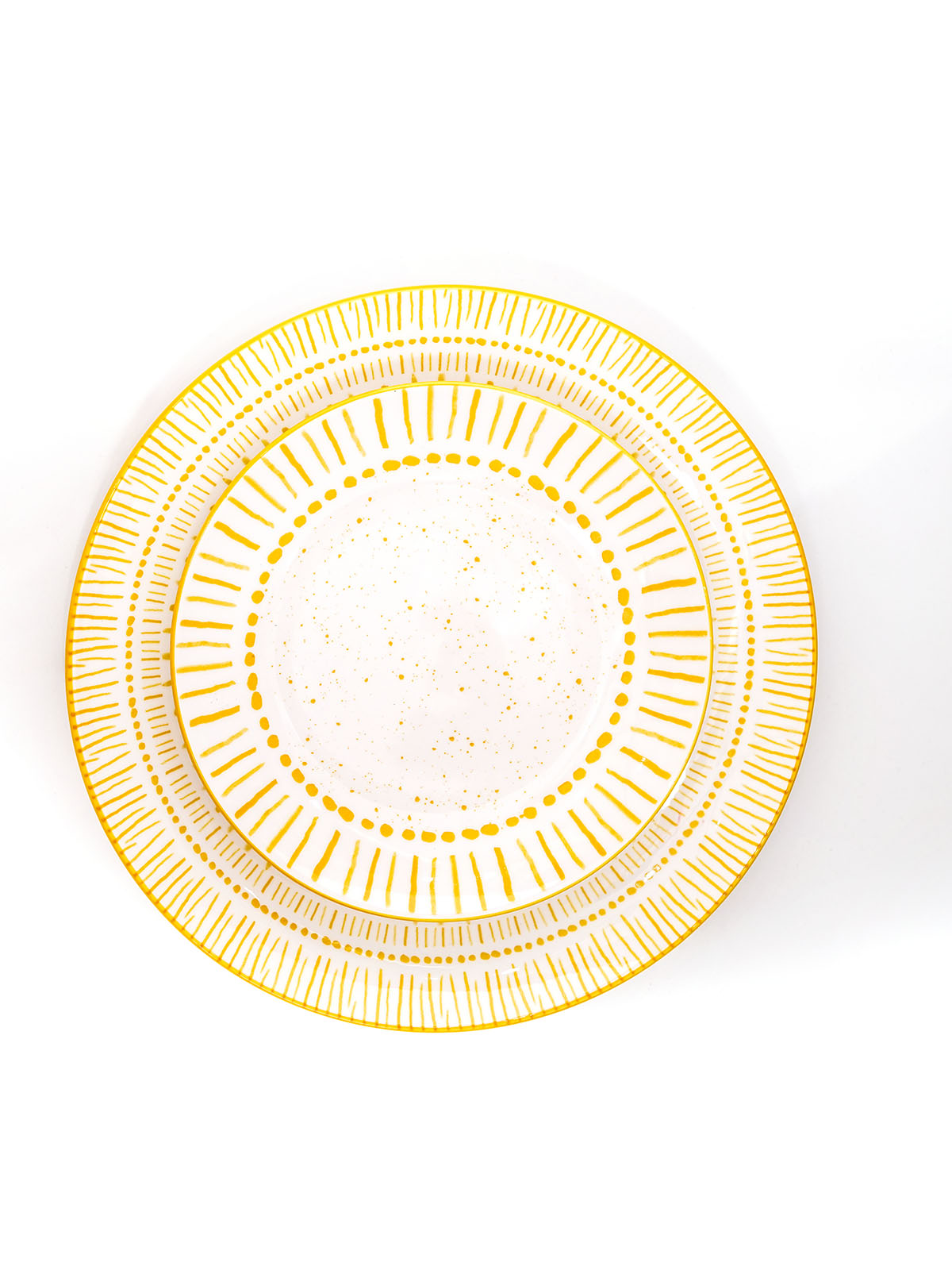 Amoret premium porcelain plate set for dining

