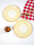 Amoret porcelain dinner plates set of 2 in 10.8-inch size

