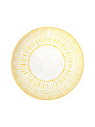 Amoret porcelain dinner plates arranged for a beautiful table setting