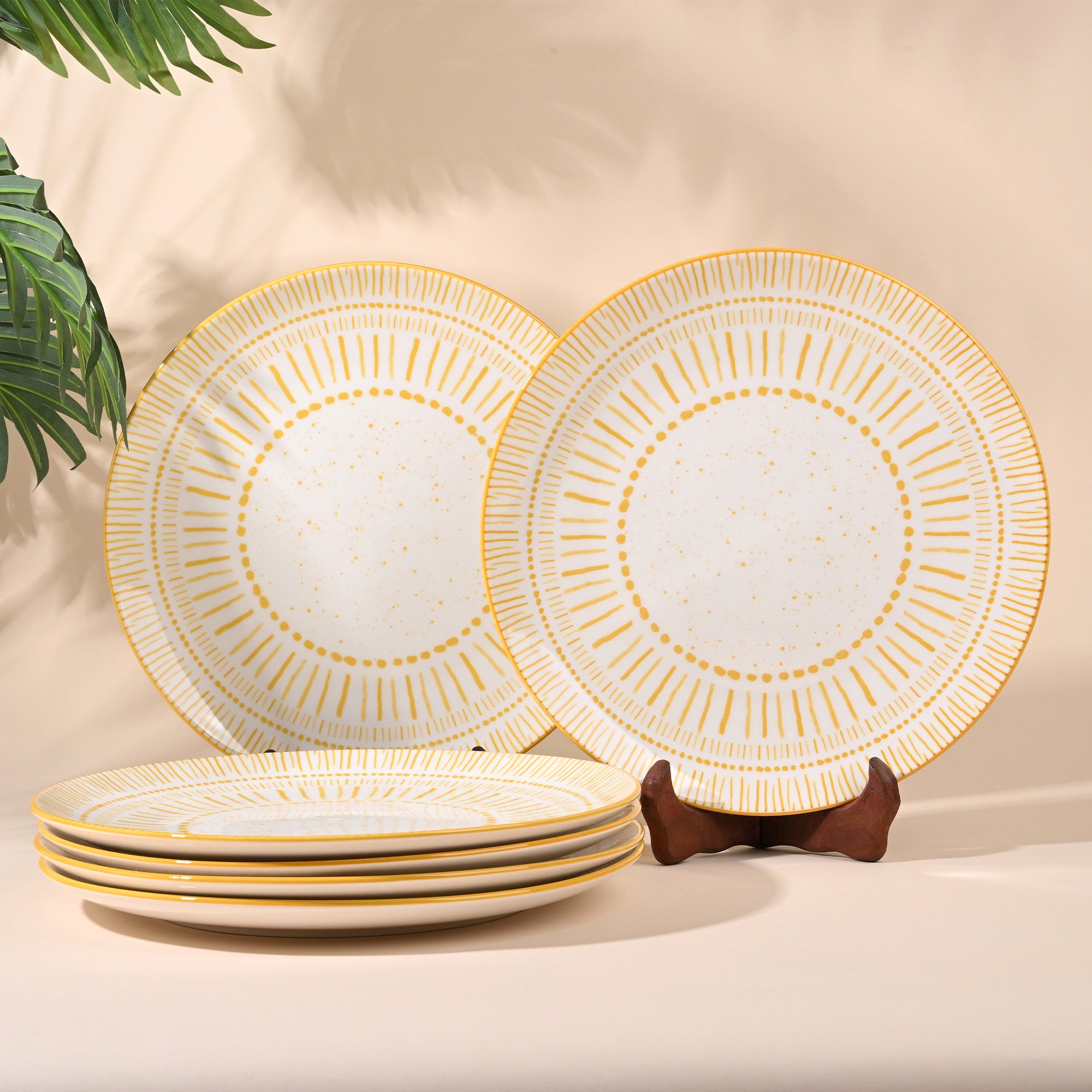 Amoret porcelain dinner plates set of 6