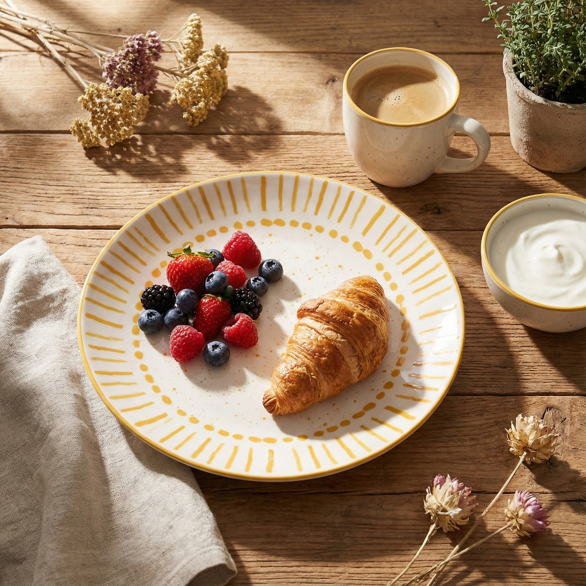 Amoret porcelain side plates set of 2

