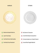 7.8-inch Amoret porcelain side plates for snacks and appetizers


