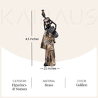 Handcrafted African women sculpture for elegant home interiors

