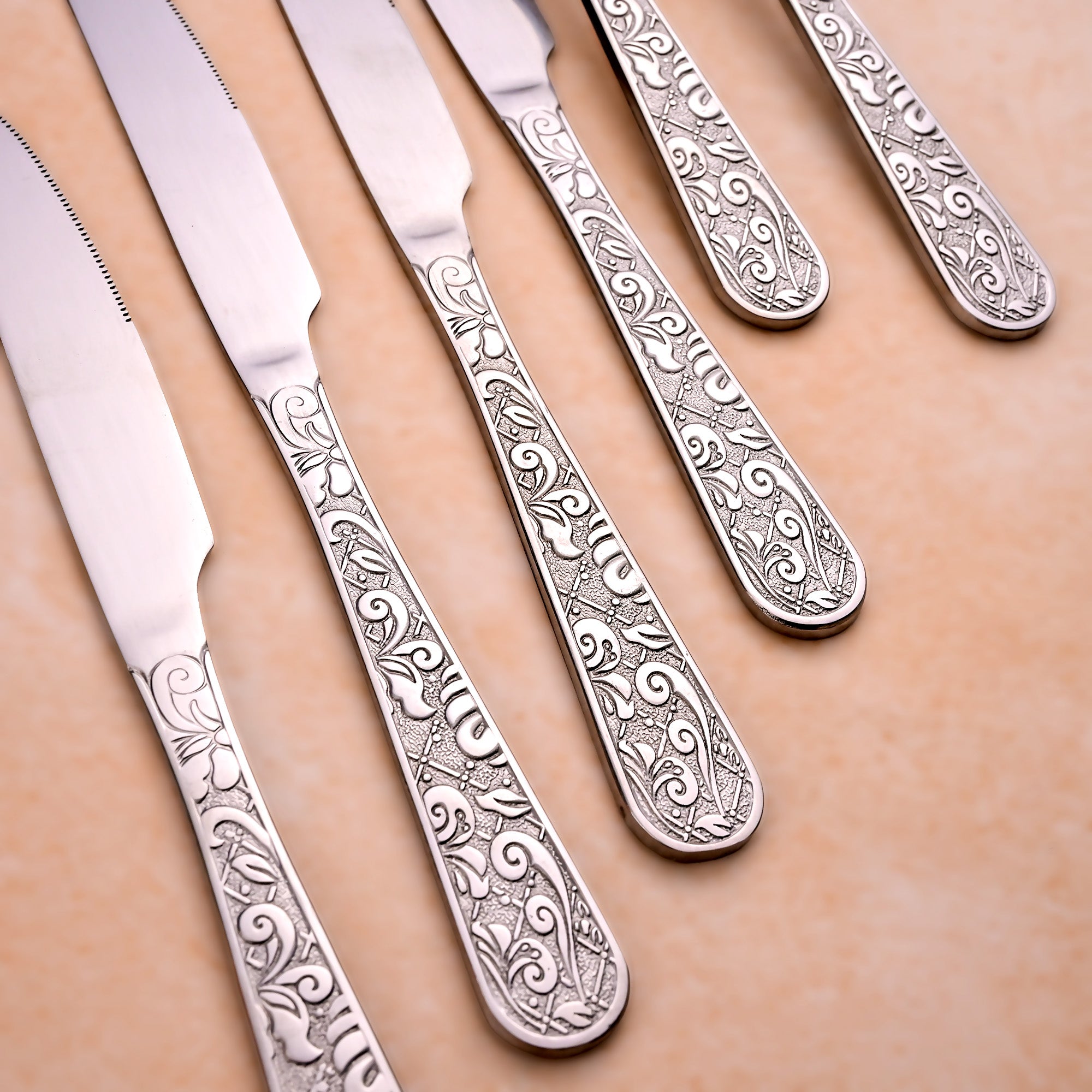 Premium Artisan Edge Knife Set of 6 for Everyday Kitchen Use


