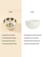 Artistic Porcelain Shiny Bowls Set
