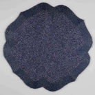 Handcrafted azure beaded placemat for dining table
