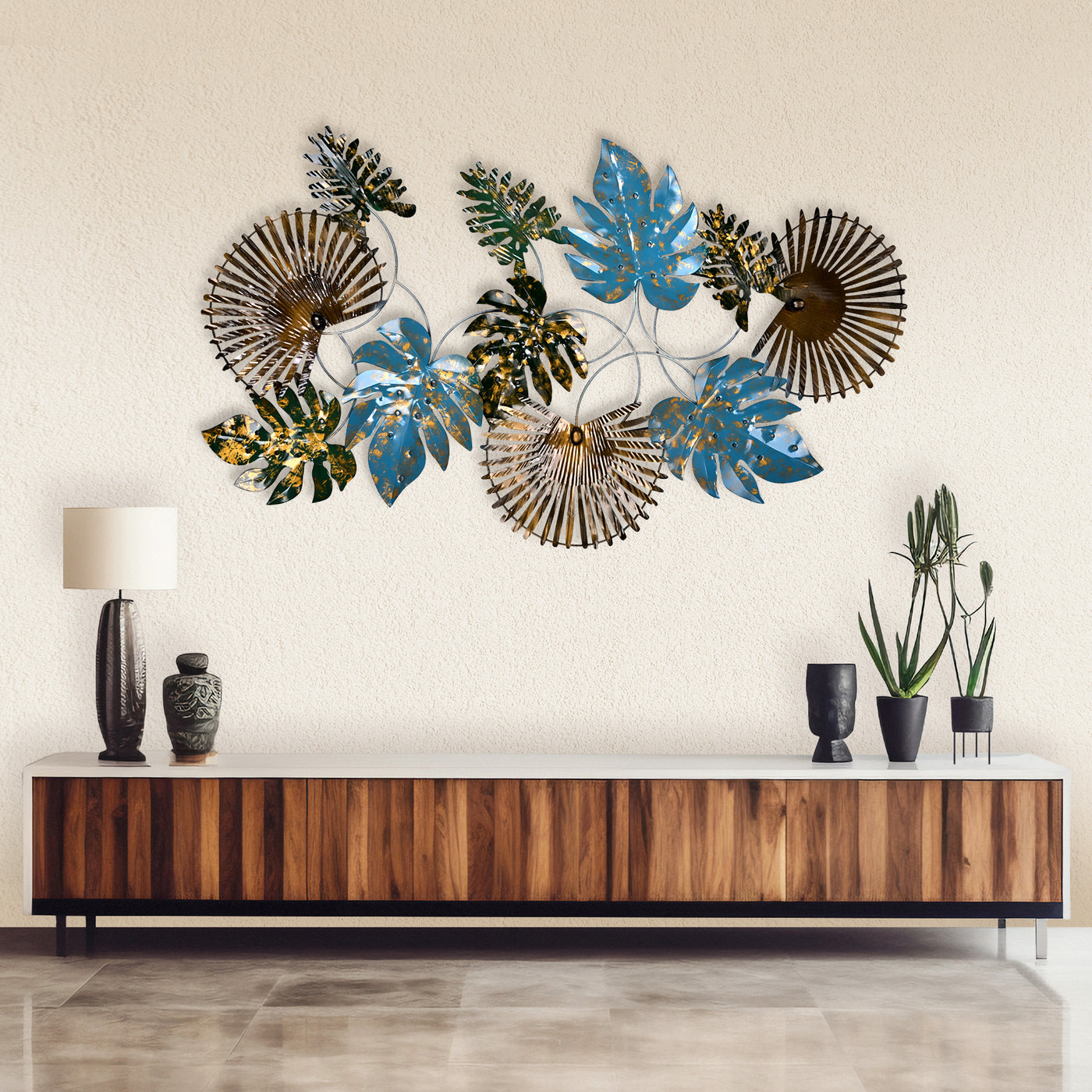 Nature's Elegance Metal Wall Art