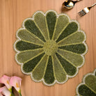 Beautifully handcrafted beaded mat for elegant dining
