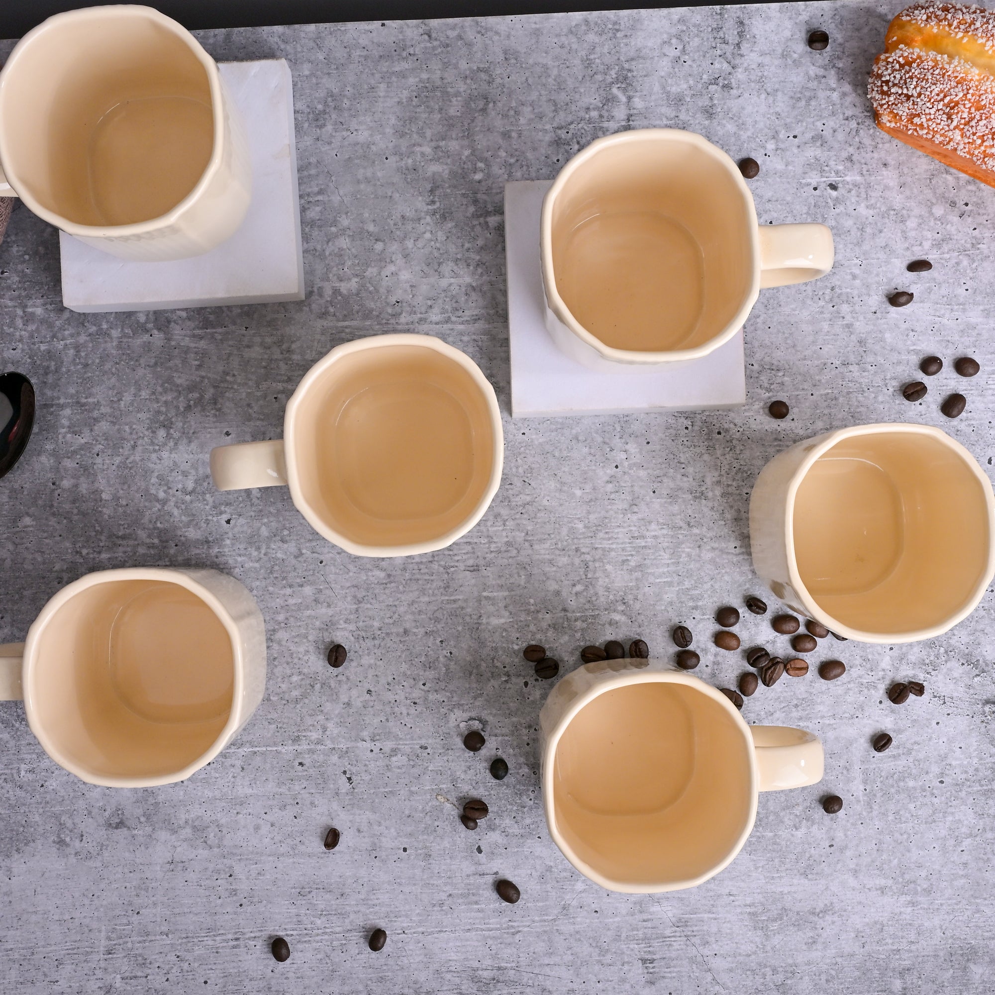 Premium ceramic coffee mugs set of 6


