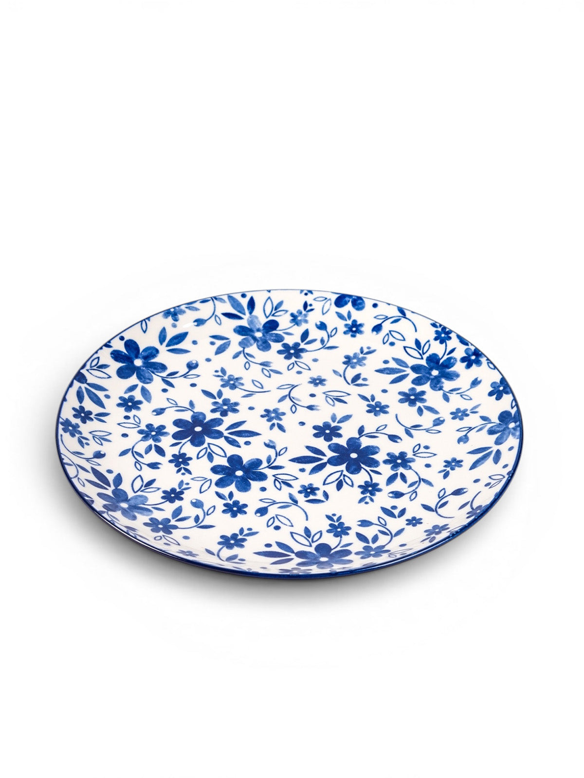 Bluebell 10.8-inch porcelain plates for serving lunch and dinner