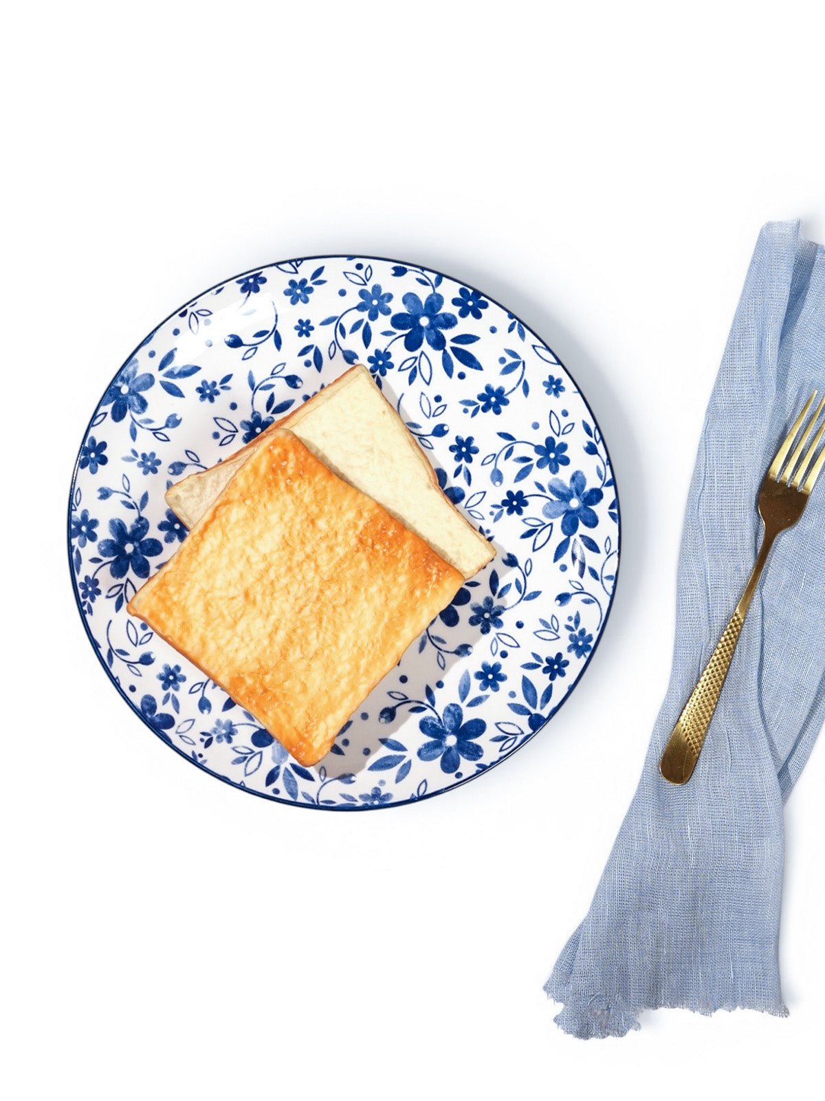 Bluebell porcelain dinner plates set of 6 for stylish home dining

