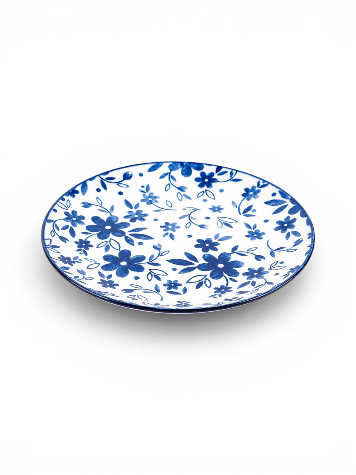 Bluebell quarter plates arranged for a stylish dining table setting

