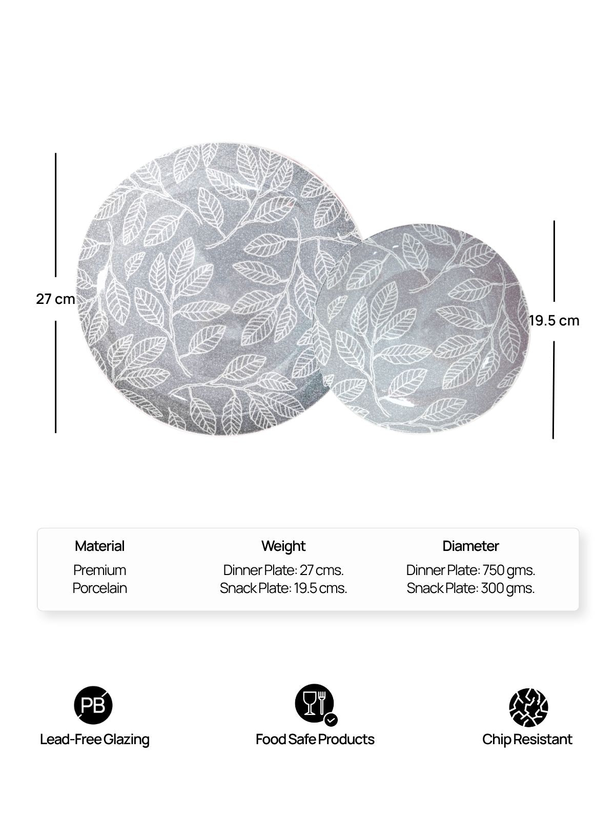 Boheme porcelain dinnerware plates for modern dining

