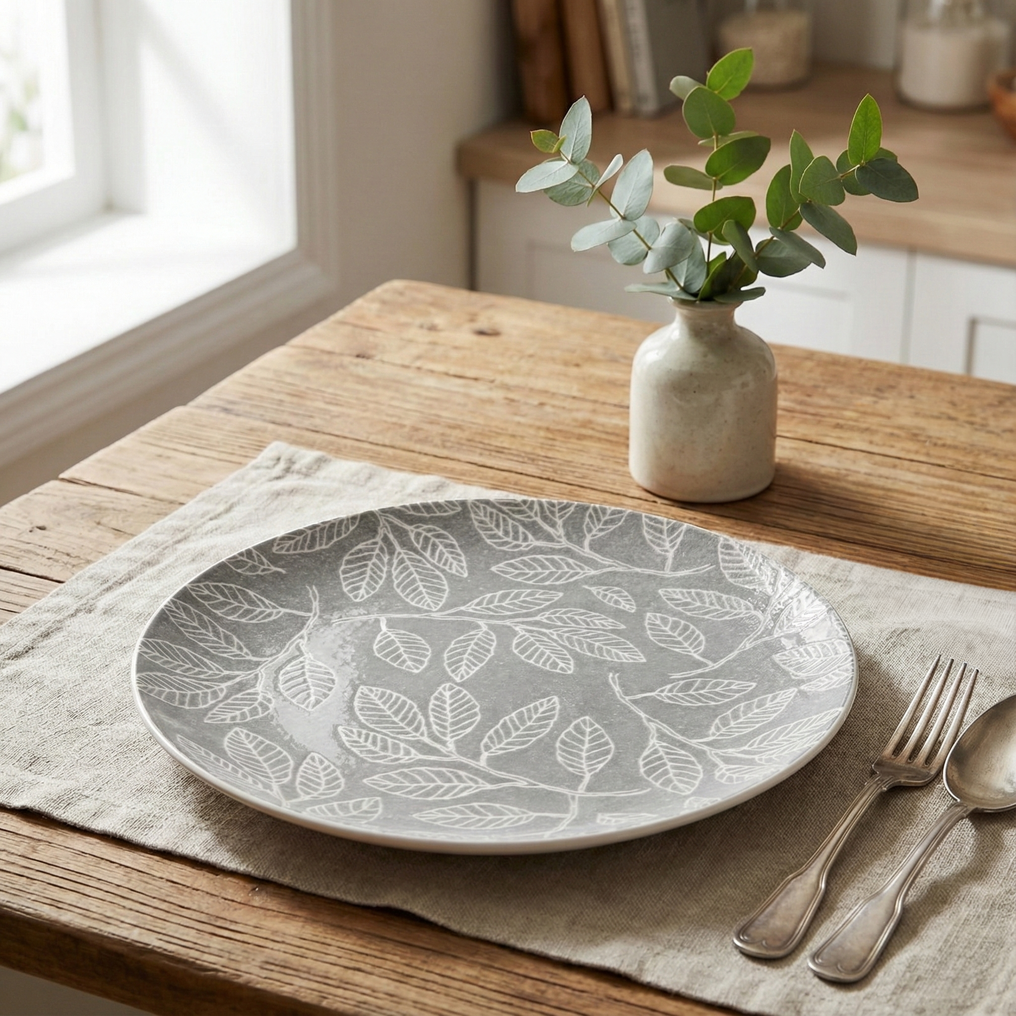 Elegant Boheme porcelain side plate pair

