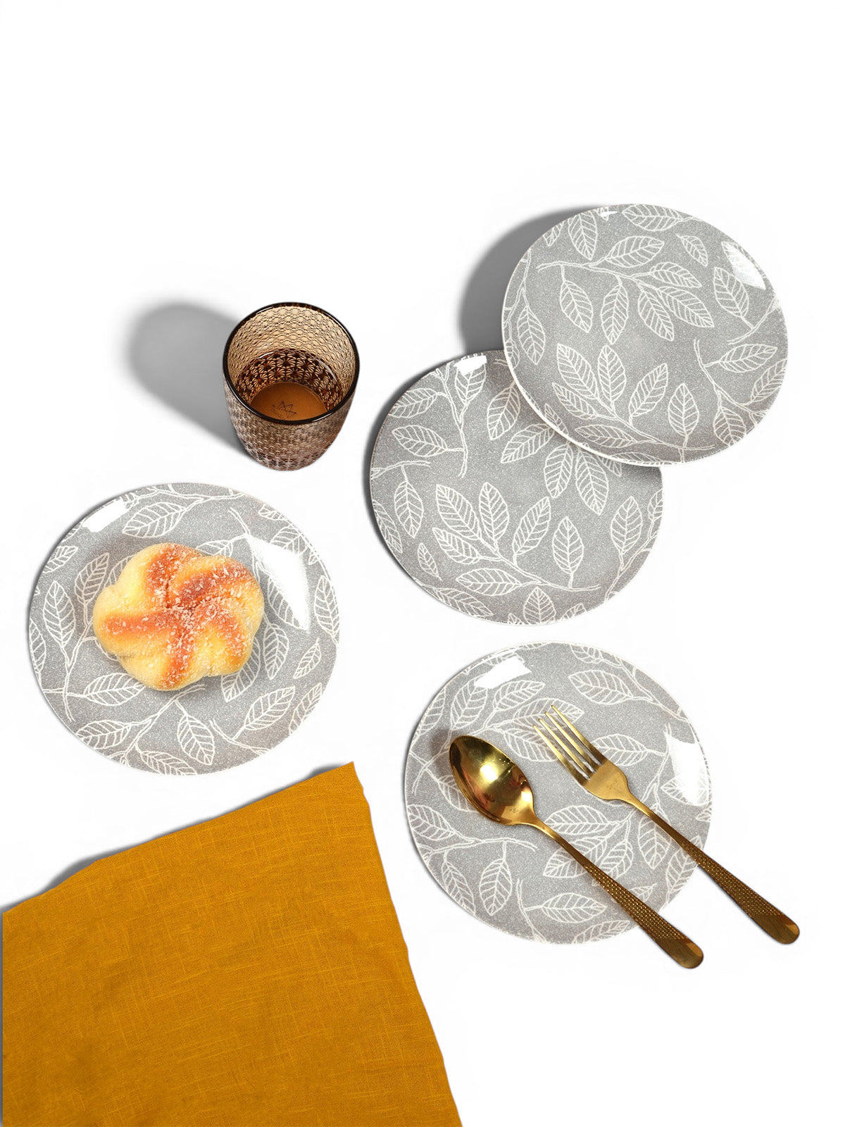 Boheme porcelain quarter plates set of 4 in 7.8-inch size

