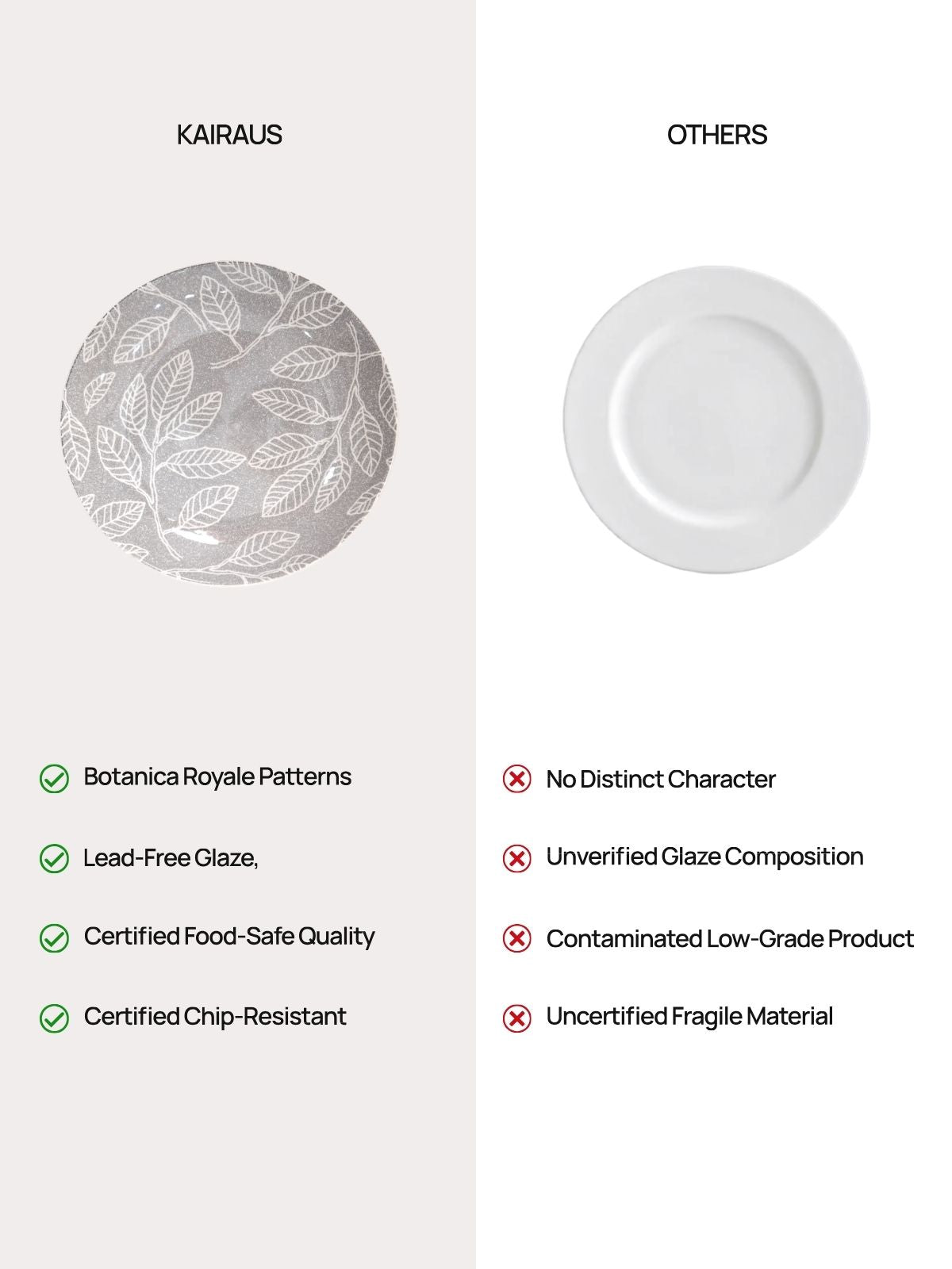 7.8-inch Boheme porcelain side plates for snacks and appetizers

