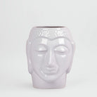 Calm Buddha flower vase with serene decorative design

