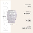Elegant Buddha-inspired flower vase for peaceful home decor

