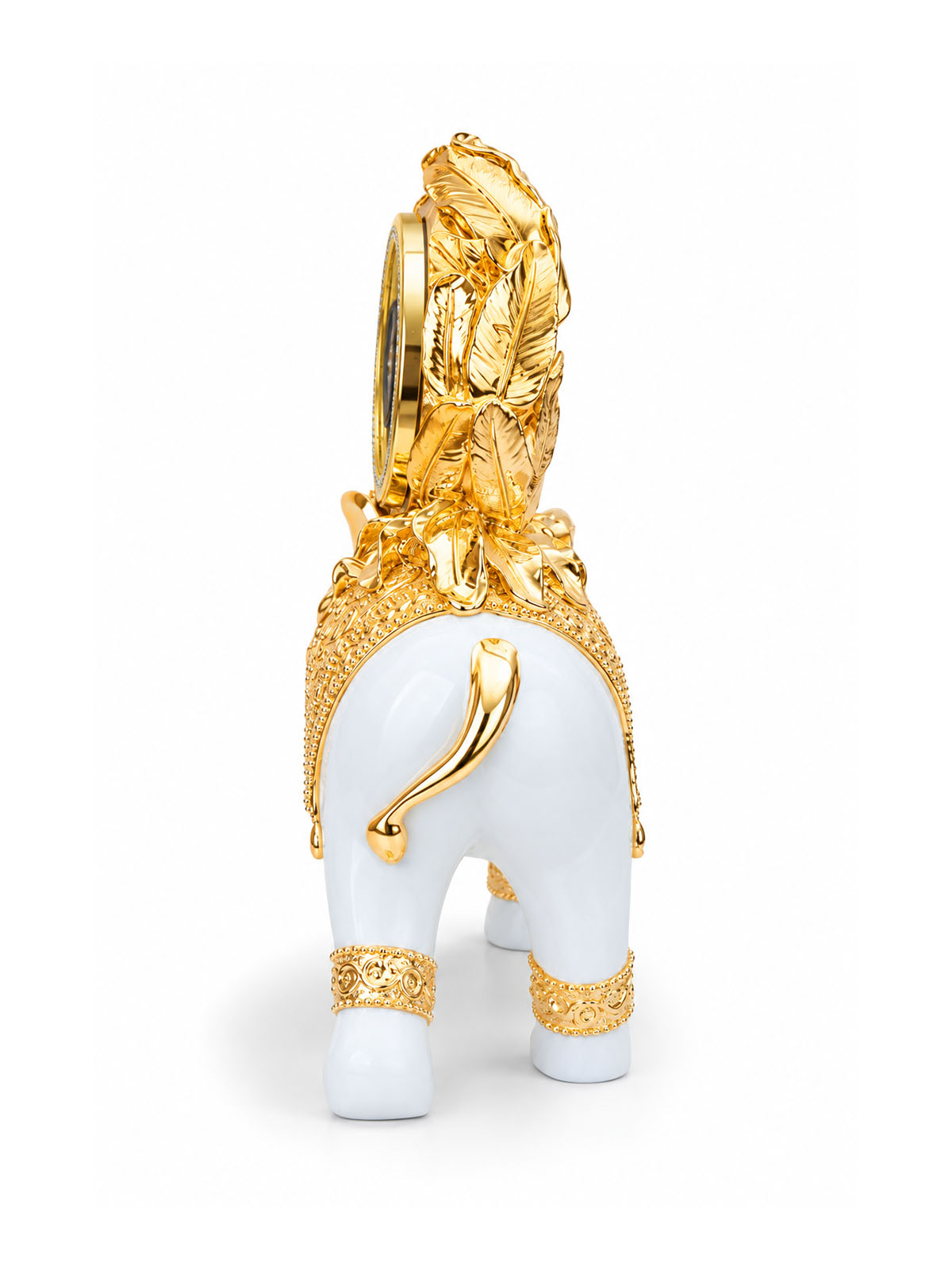 Chester Royal Elephant Clock Showpiece side view

