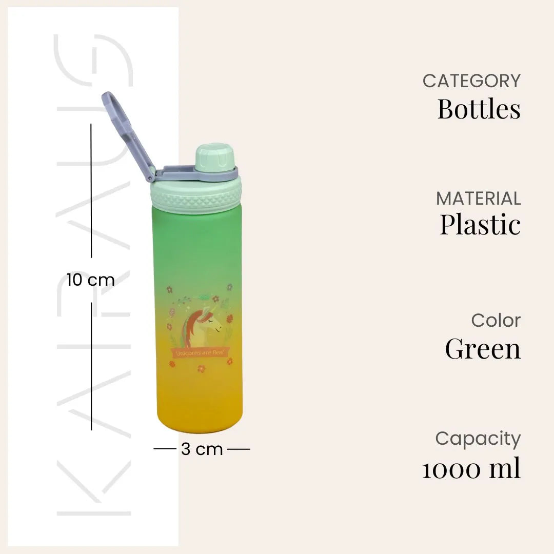 Colorful Citrus Splash Water Bottle with citrus-inspired details

