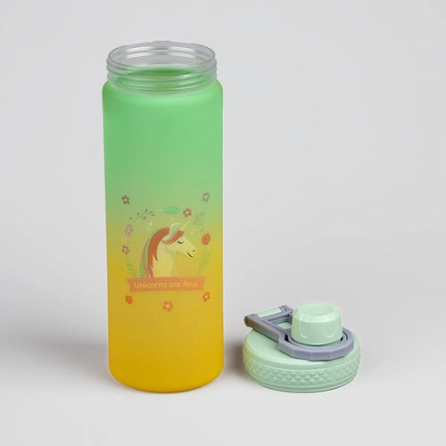 Citrus Splash Water Bottle photographed in natural light

