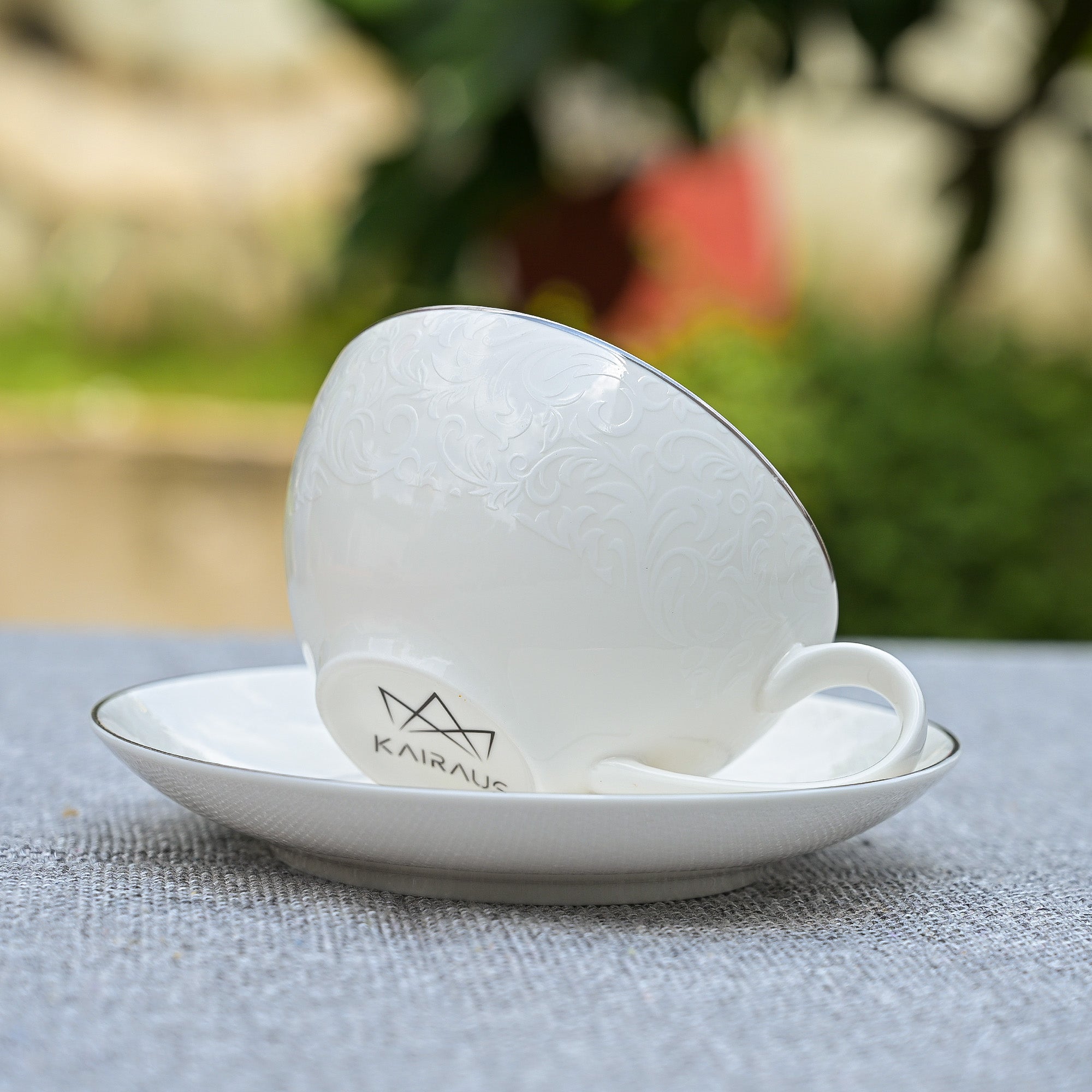 Elegant rare bone china tea cup set

