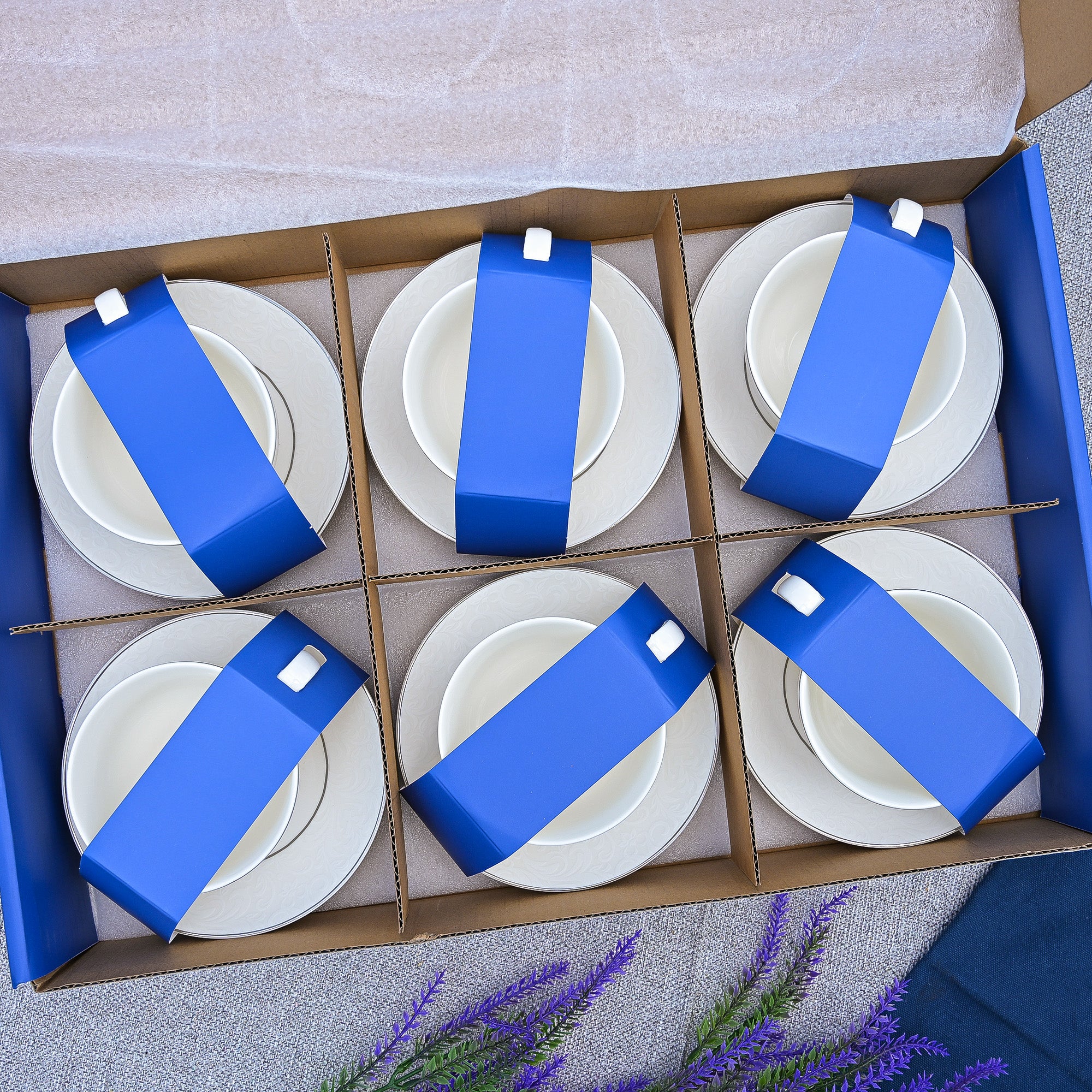 Modern bone china tea cups

