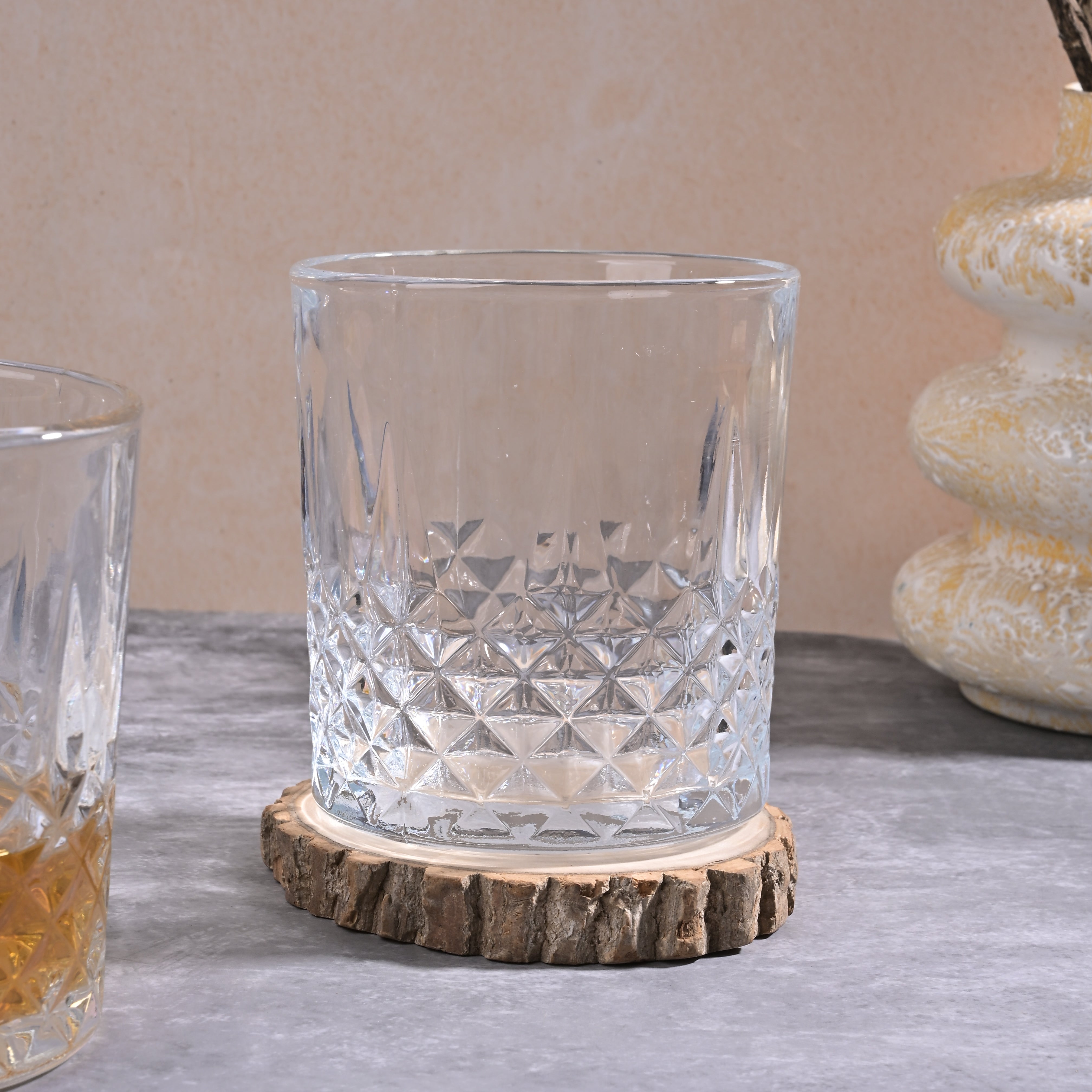 Set of two classic whiskey glasses

