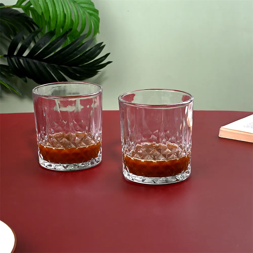 Side view of classic whiskey glass


