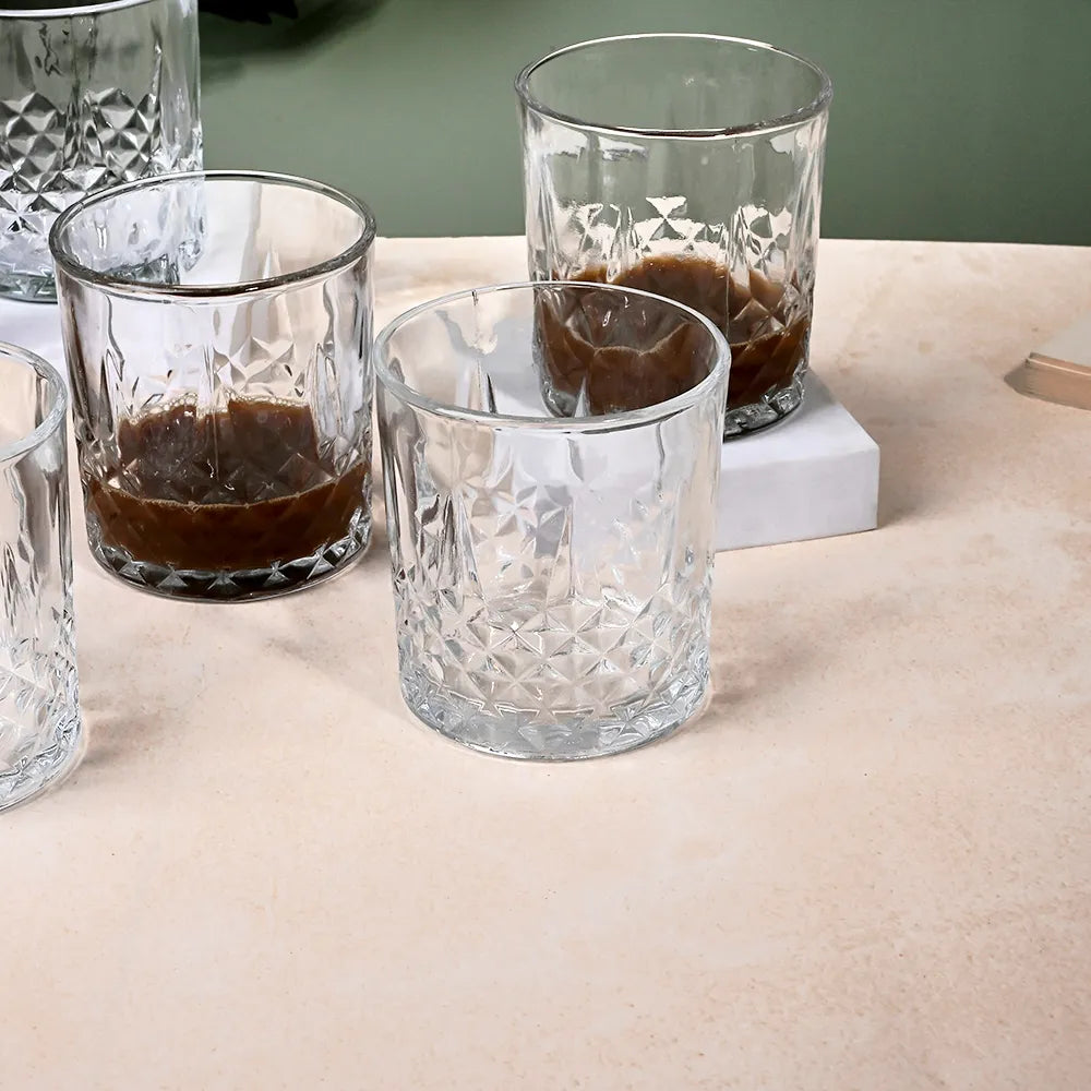 Elegant whiskey glasses for home bar and dining

